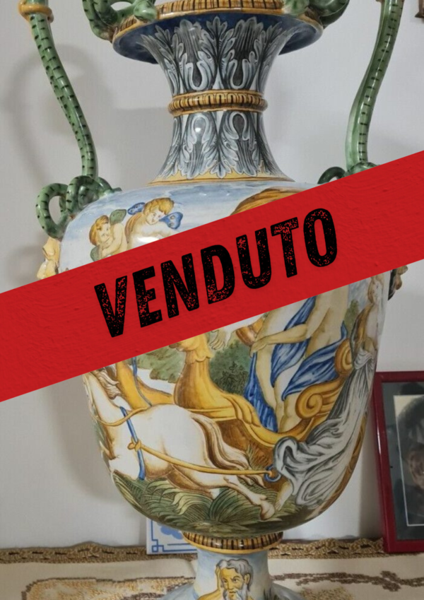 Vaso in Maiolica